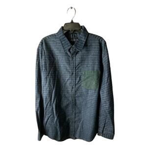 Coastal 9 Bolsa Striped Shirt Mens XXL Modern Slim Long Sleeve Button Up Preppy